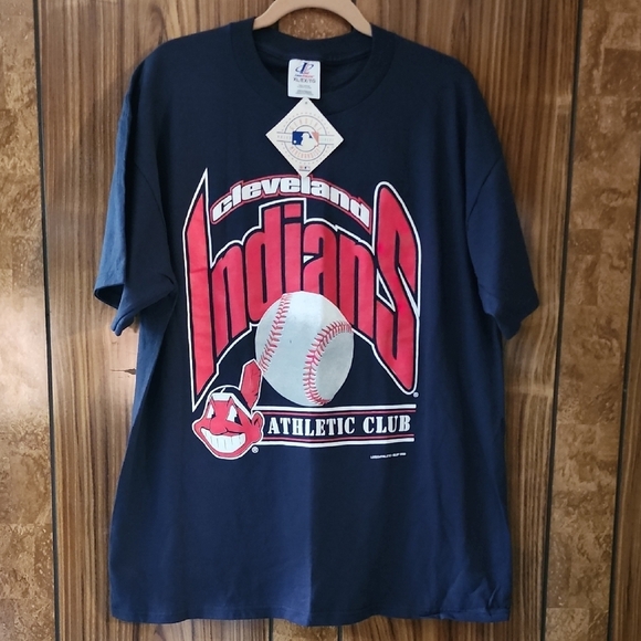 Vintage Cleveland Indians T-Shirt NWT - Picture 1 of 4